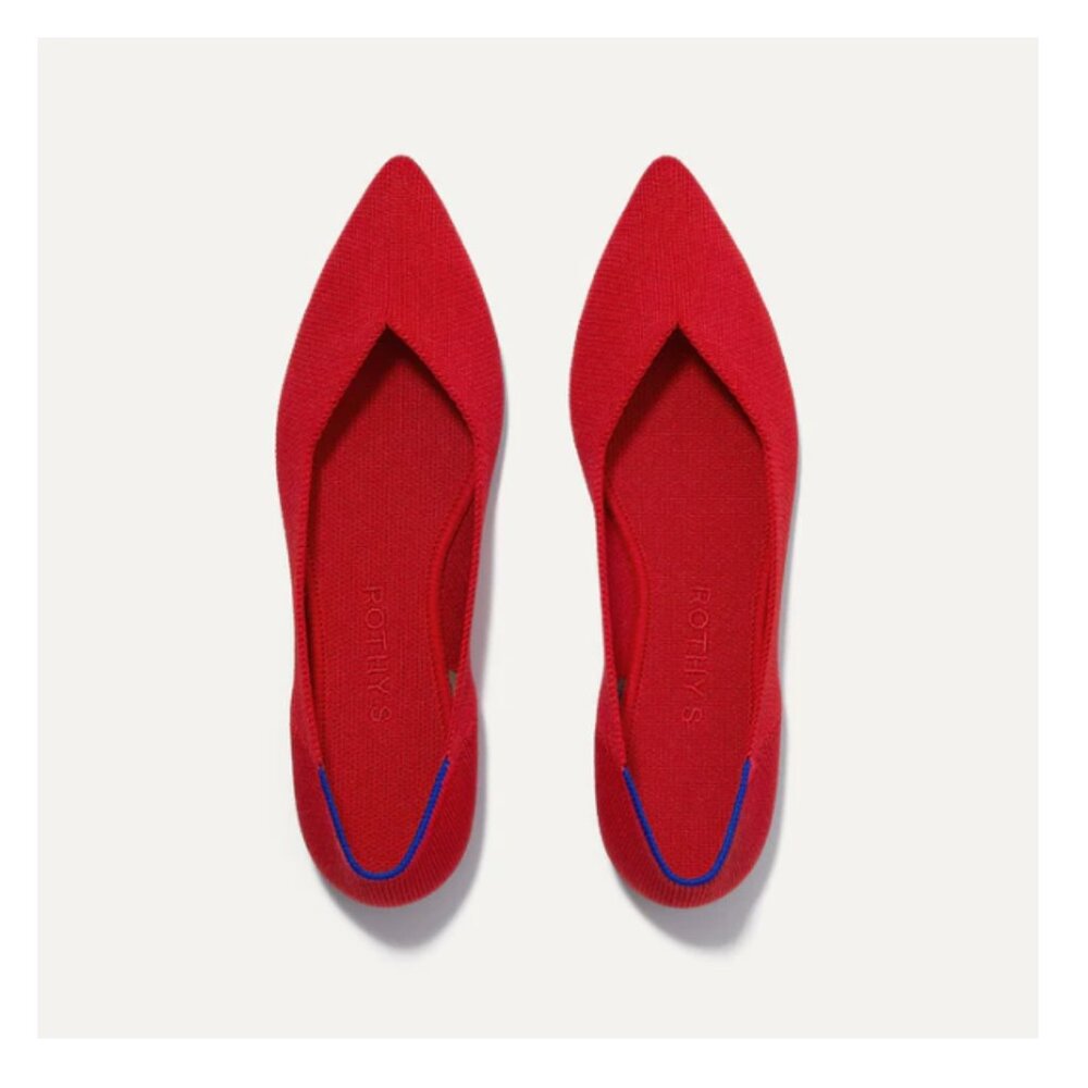 Rothy's The Point in Bright Red NWT in 7.5